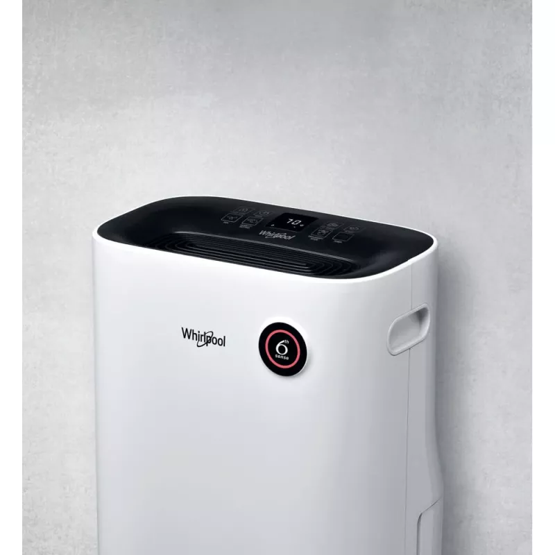 Deumidificatore Whirlpool DE20W5252 6,5 l 44 dB 420 W nero bianco