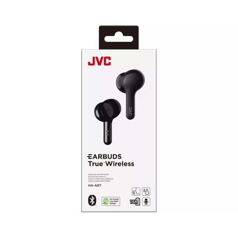 JVC HA-A8T-B cuffie True Wireless Stereo (TWS) In-Ear musica nero