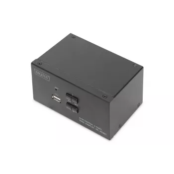Switch KVM DIGITUS, 2 porte, doppio display, 4K, HDMI