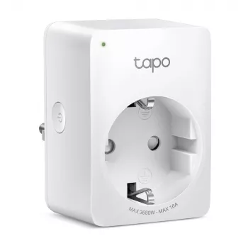 TP-Link Tapo presa smart mini Wi-Fi, monitoraggio energia, interno, bianco, casa, ufficio, stato, Android, iOS, wireless