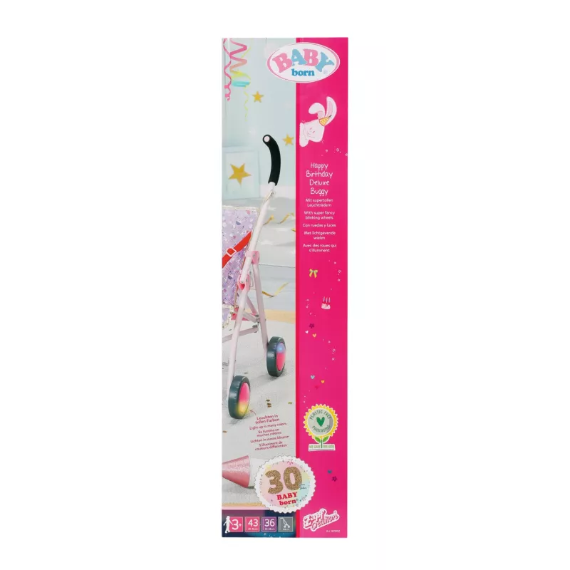 BABY born Happy Birthday Deluxe Buggy passeggino per bambole