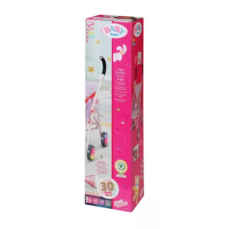BABY born Happy Birthday Deluxe Buggy passeggino per bambole
