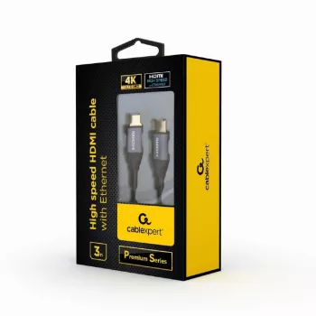 Cavo HDMI High Speed con Ethernet GEMBIRD – serie Premium, 3,0 m