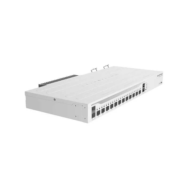 Mikrotik Ccr2004-1g-12s+2xs router via cavo Gigabit Ethernet bianco
