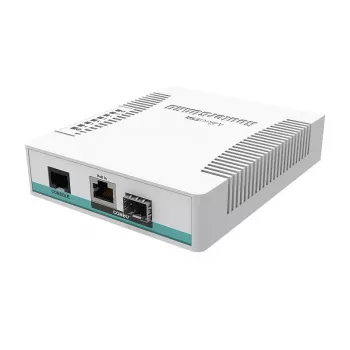 Switch di rete MikroTik CRS106-1C-5S – 5× Gigabit RJ-45, 5× SFP, PoE, 30V DC