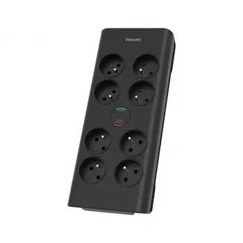 Philips SPN7080BA/60 protezione da sovratensione nero 8 uscite AC 2 m