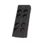 Philips SPN7080BA/60 protezione da sovratensione nero 8 uscite AC 2 m
