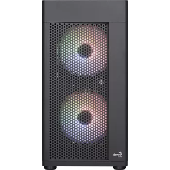 Aerocool HEXFORMBKV2 Case PC Micro ATX 3 ventole FRGB nero