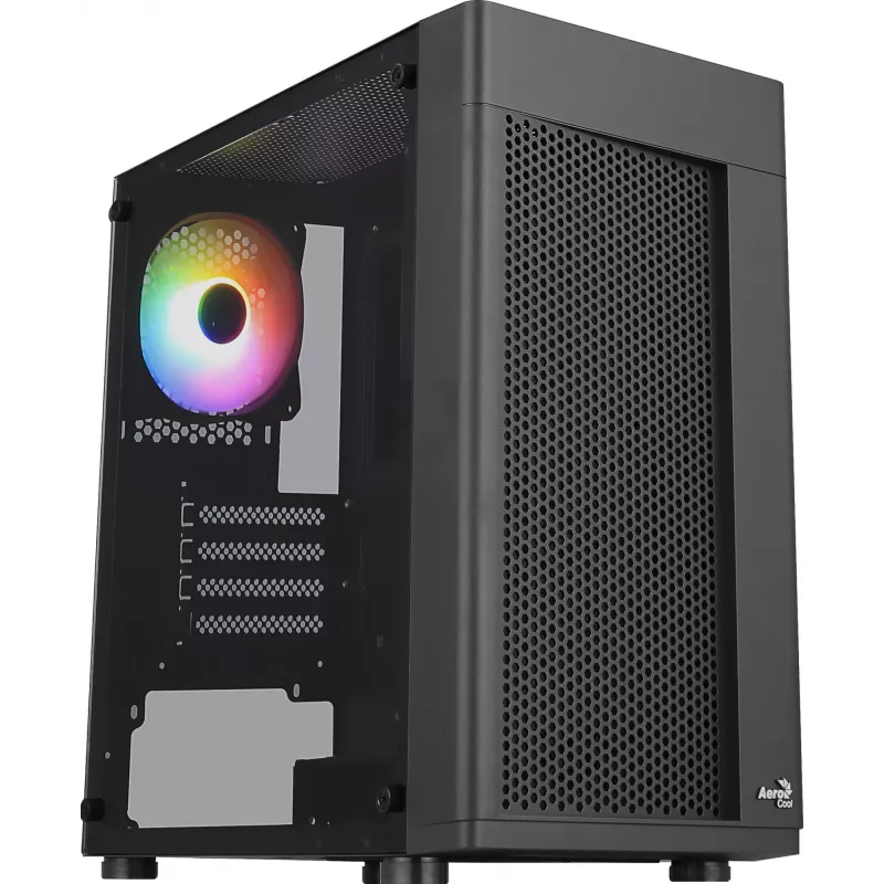 Aerocool HEXFORMBKV2 Case PC Micro ATX 3 ventole FRGB nero