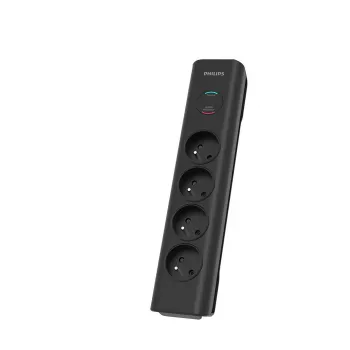 Protezione da sovratensione Philips SPN7040BA/60 6 prese AC 600 J 2 m nero