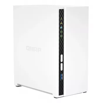 QNAP TS-233 NAS/Storage Server Tower ARM Cortex-A55 2 GB 0 TB QNAP QTS bianco