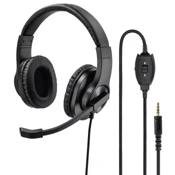 Hama HS-P350 Cuffie con filo con archetto gaming nero
