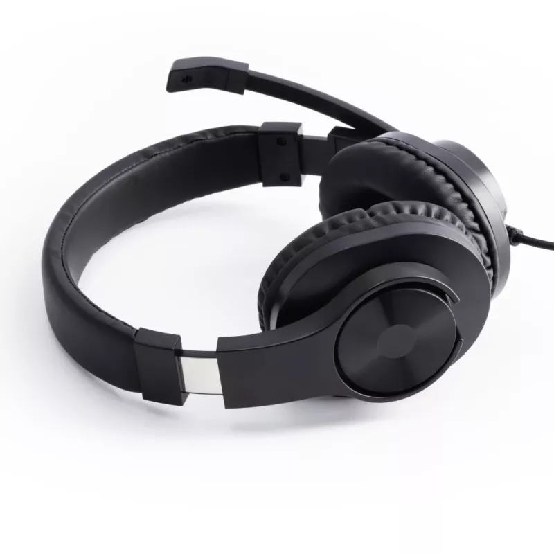 Hama HS-P350 cuffie con microfono per PC da ufficio, nere
