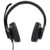 Hama HS-P350 cuffie con microfono per PC da ufficio, nere