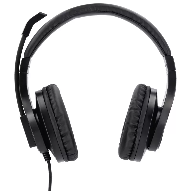 Hama HS-P350 cuffie con microfono per PC da ufficio, nere
