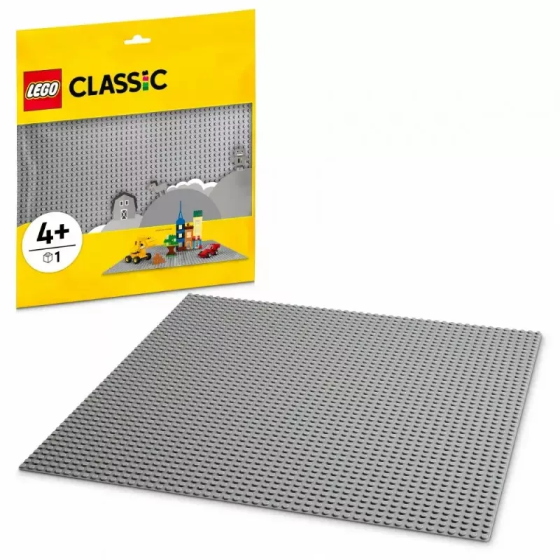 LEGO Baseplate 11024 — Classic baseplate grigia 48x48 stud (380 × 380 mm)