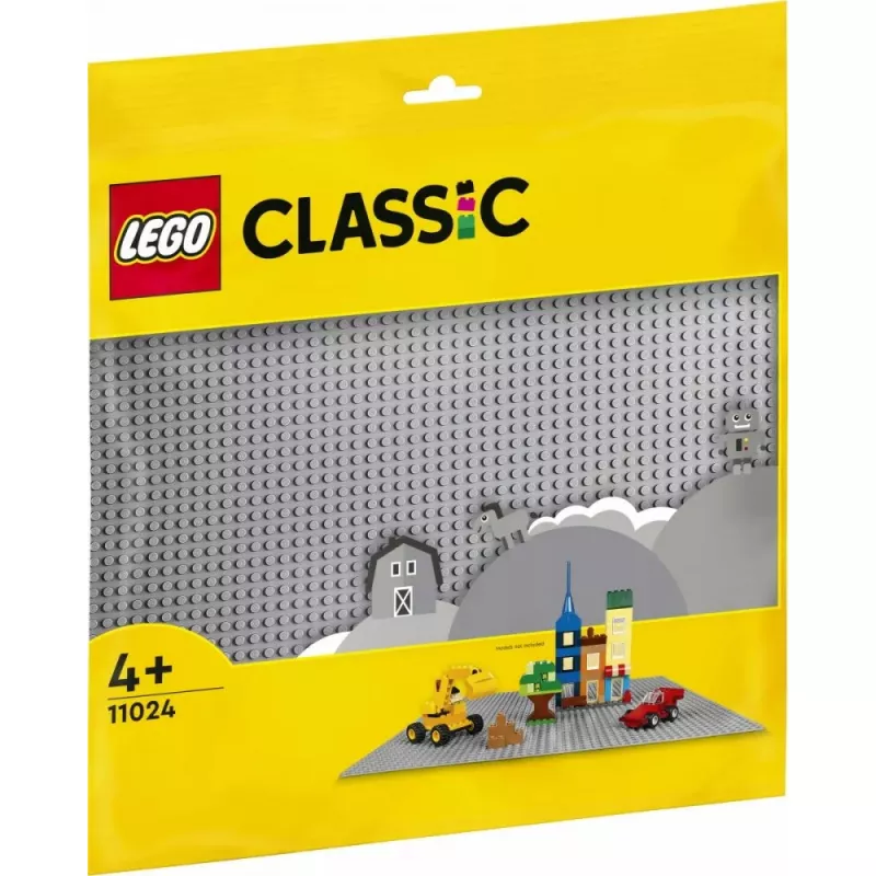 LEGO Baseplate 11024 — Classic baseplate grigia 48x48 stud (380 × 380 mm)