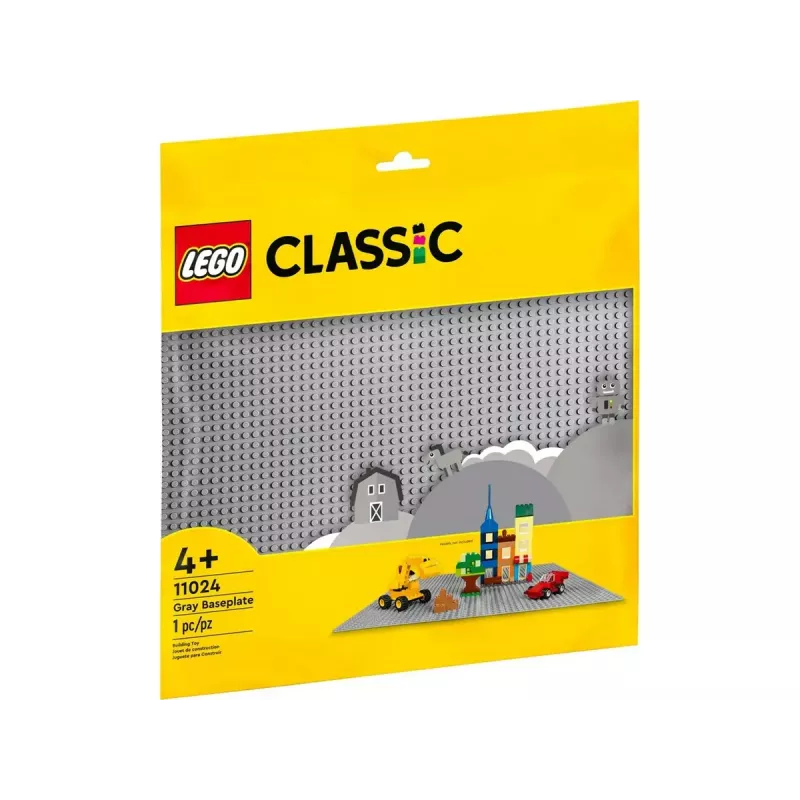 LEGO Baseplate 11024 — Classic baseplate grigia 48x48 stud (380 × 380 mm)