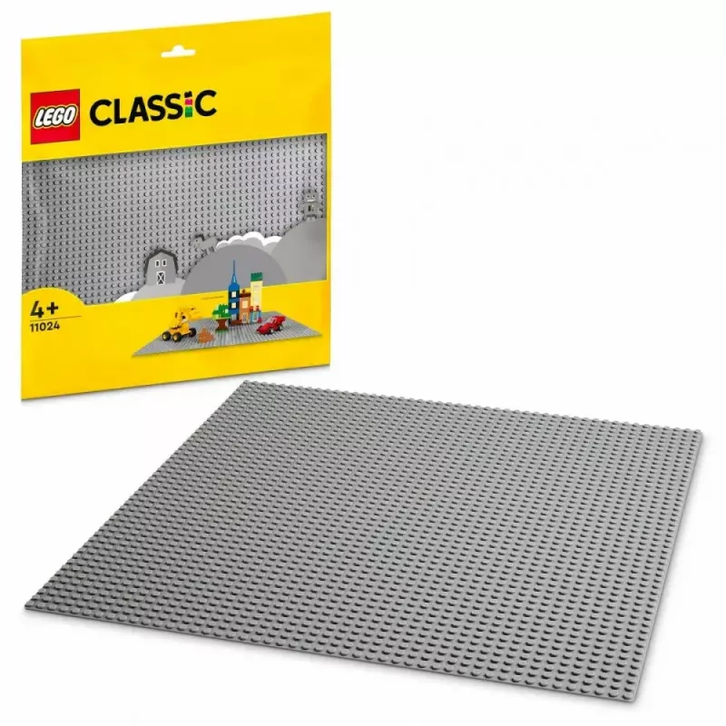 LEGO Baseplate 11024 — Classic baseplate grigia 48x48 stud (380 × 380 mm)