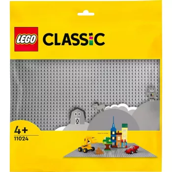 LEGO Baseplate 11024 — Classic baseplate grigia 48x48 stud (380 × 380 mm)
