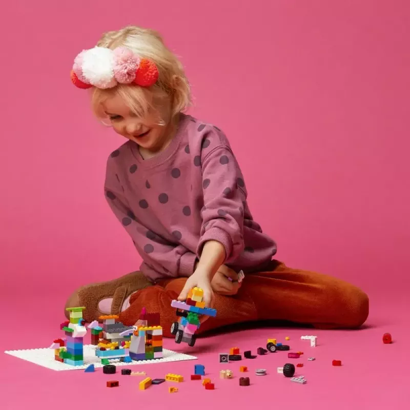 Baseplate LEGO 11026 — baseplate 32x32 stud, bianca