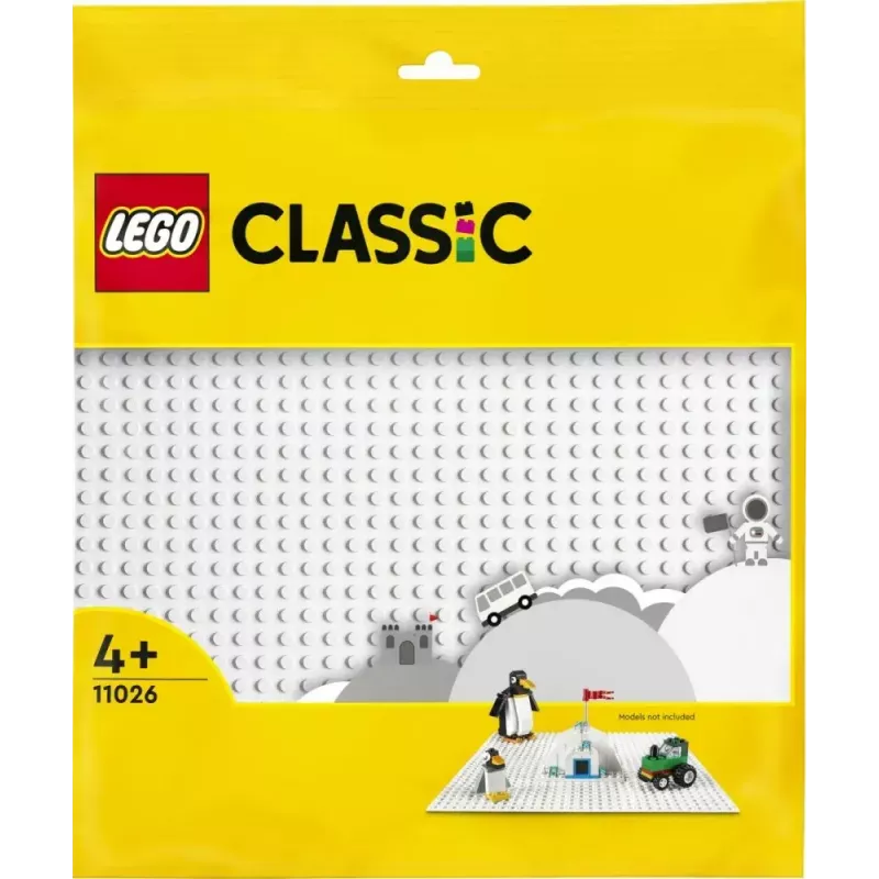 Baseplate LEGO 11026 — baseplate 32x32 stud, bianca