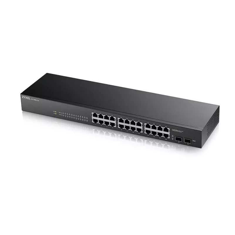Zyxel GS-1900-24 v2 Managed L2 Gigabit Ethernet (10/100/1000) 1U nero