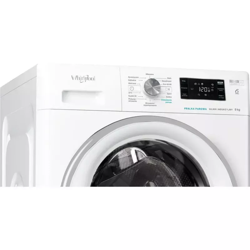 Whirlpool FFB 9258 SV PL lavatrice a libera installazione, a carica frontale, 9 kg, 1200 giri/min, bianca