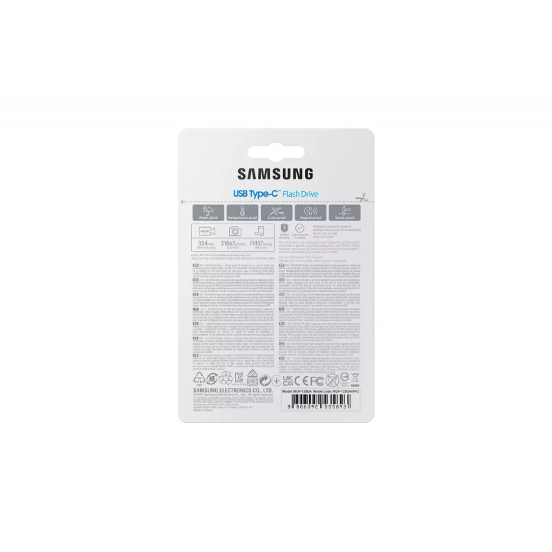 Samsung MUF-128DA unità flash USB 128 GB USB Type-C 3.2 Gen 1 (3.1 Gen 1) blu