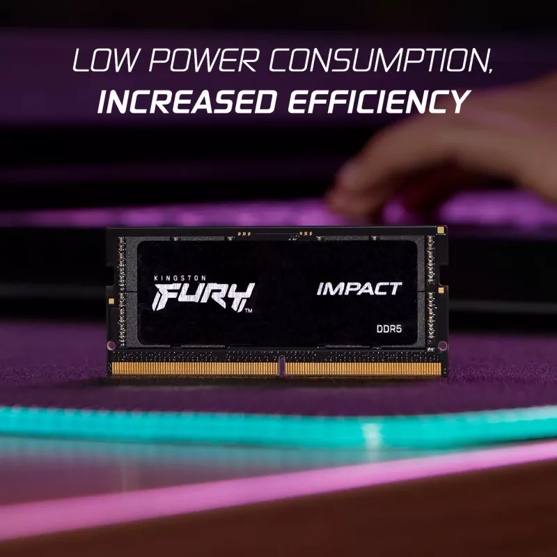 Kingston Technology FURY 32GB 4800MT/s DDR5 CL38 SODIMM (Kit da 2) Impact