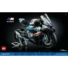 LEGO Technic modellino moto BMW M1000RR 42130 con motore dettagliato e sospensioni funzionanti