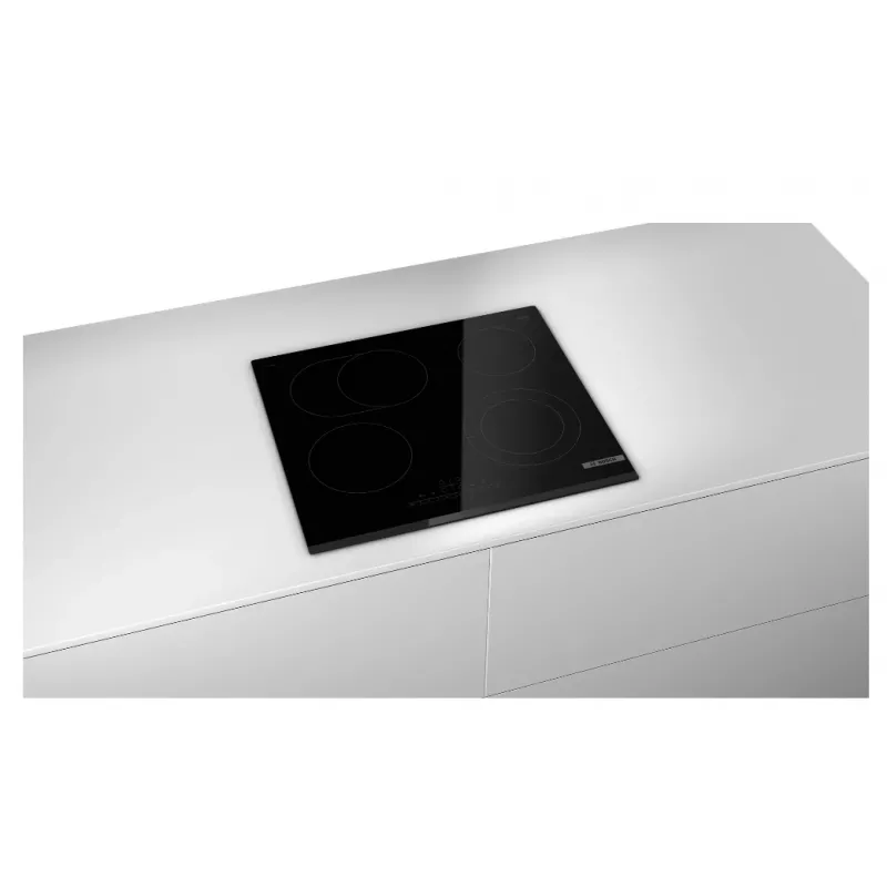 Bosch Serie 6 PKN631FP2E piano cottura in vetroceramica nero da incasso 4 zone