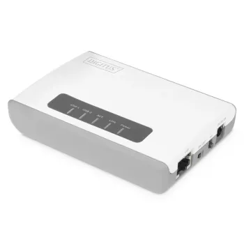 DIGITUS server di rete NAS WLAN USB 2.0 2 porte hub USB server di stampa