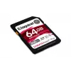 Kingston Technology 64GB Canvas React Plus SDXC UHS-II 300R/260W U3 V90 per Full HD/4K/8K