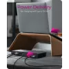 ICY BOX IB-DK2245AC cablato USB 3.2 Gen 1 (3.1 Gen 1) Type-C nero