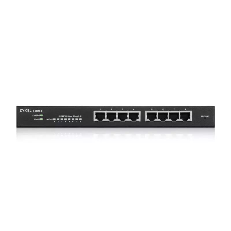 Zyxel GS1915-8 Managed L2 Gigabit Ethernet (10/100/1000) nero