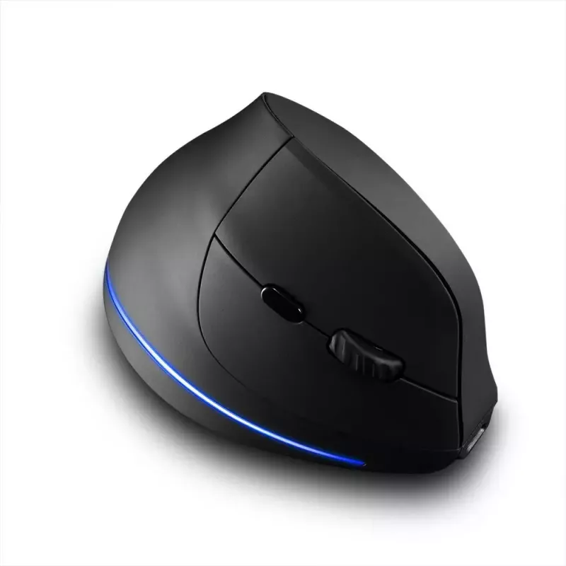 Mouse verticale wireless MEDIA-TECH MT1123, nero, 2400 DPI, 5 tasti, ricevitore RF-USB