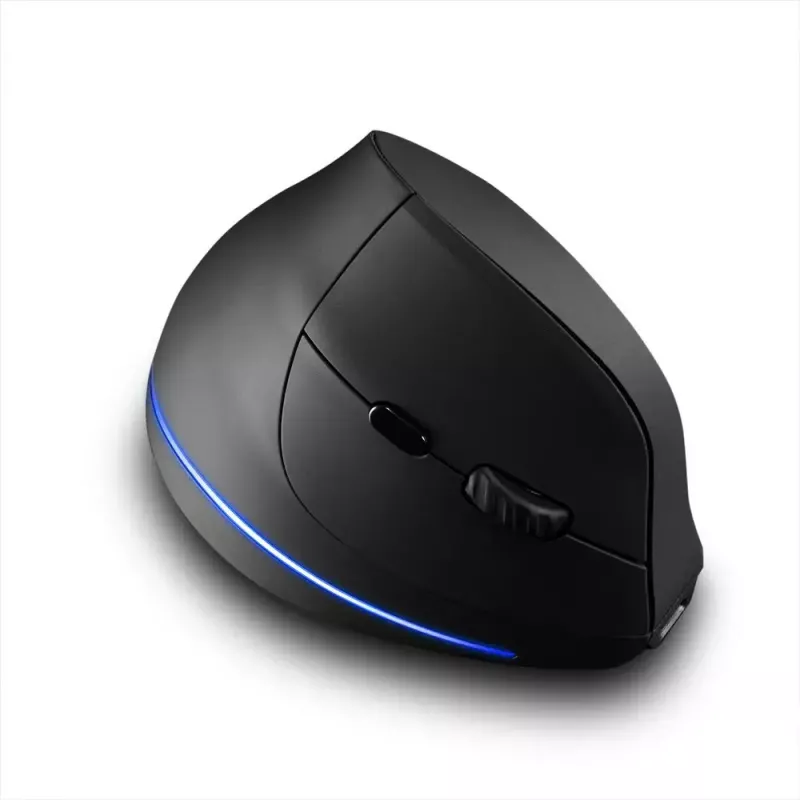 Mouse verticale wireless MEDIA-TECH MT1123, nero, 2400 DPI, 5 tasti, ricevitore RF-USB