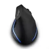 Mouse verticale wireless MEDIA-TECH MT1123, nero, 2400 DPI, 5 tasti, ricevitore RF-USB