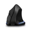 Mouse verticale wireless MEDIA-TECH MT1123, nero, 2400 DPI, 5 tasti, ricevitore RF-USB
