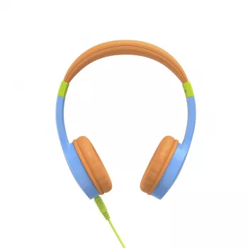 Hama Kids Guard Headset cuffie con filo archetto chiamate/musica blu, arancione