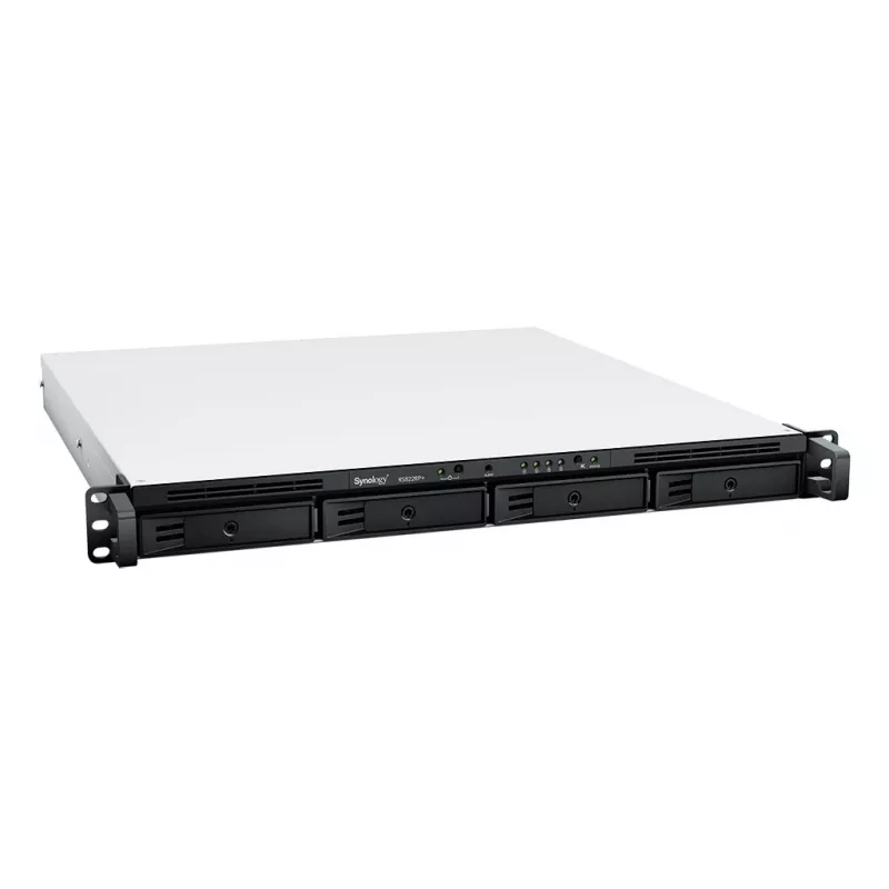 SYNOLOGY Rack Station RS822RP+ 1U 4-Bay NAS Server Barebone con alimentatore ridondante