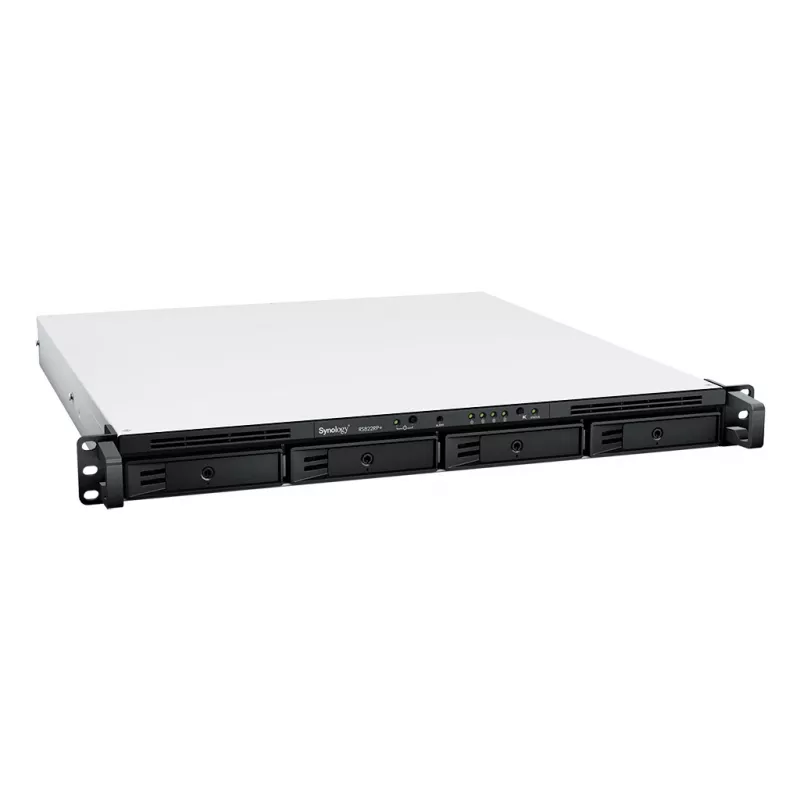 SYNOLOGY Rack Station RS822RP+ 1U 4-Bay NAS Server Barebone con alimentatore ridondante
