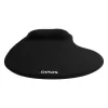 Tappetino per mouse SAVIO MP-01B con poggiapolsi in gel, spessore 3 mm, 230×190 mm, nero