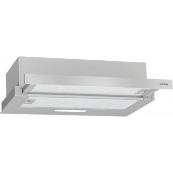 Cappa aspirante da incasso Gorenje TH62E3X, filtro in alluminio, livello di rumore: medio