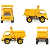 Camion ribaltabile Lena EcoActives, camion, ribaltabile, 2 anno/i, plastica, legno, nero, giallo