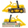Escavatore Lena EcoActives 04211 plastica legno nero grigio giallo