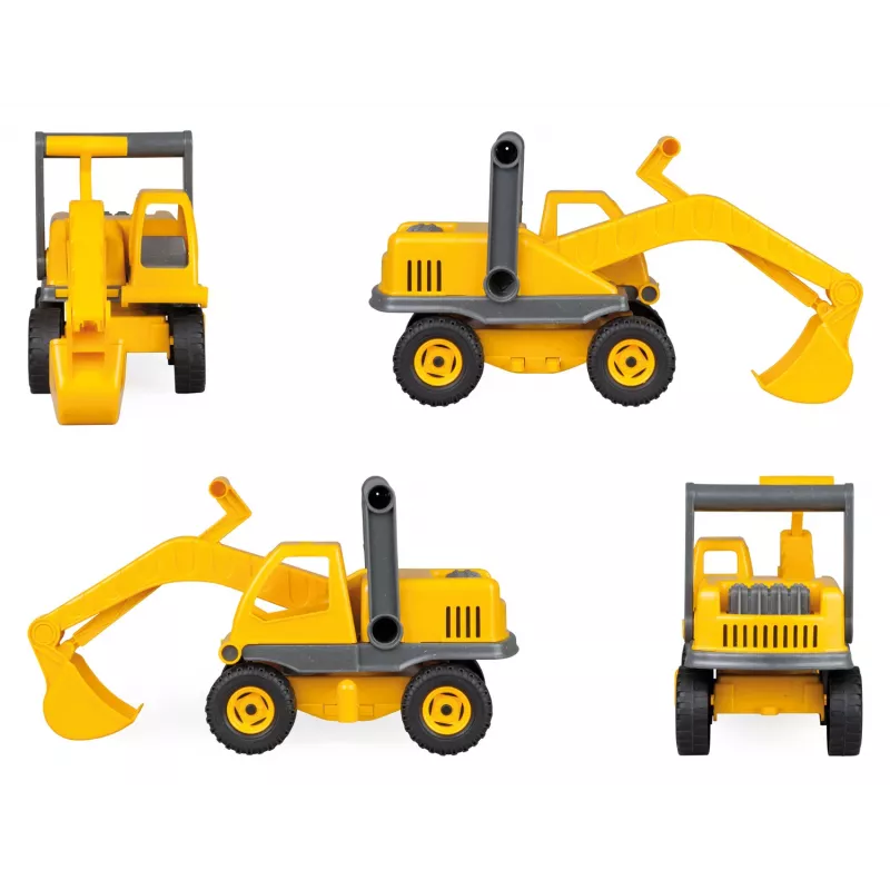 Escavatore Lena EcoActives 04211 plastica legno nero grigio giallo