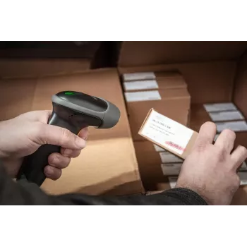 Lettore di codici a barre 2D portatile DIGITUS QR-Code Bluetooth con supporto