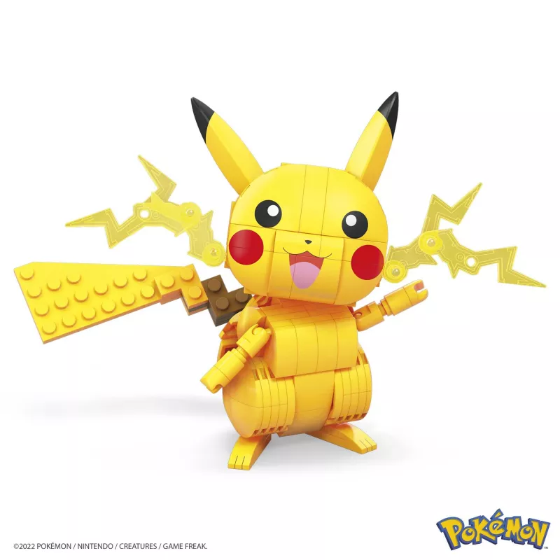MEGA Pokémon set da costruzione Pikachu (211 pezzi) con 1 action figure per bambini